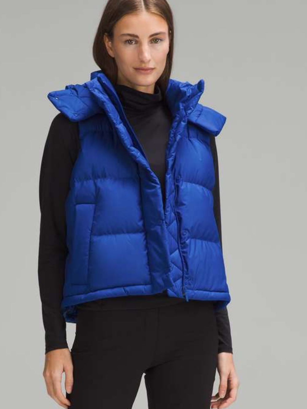 lululemon athletica Electric Blue Quilted Puffer Vest